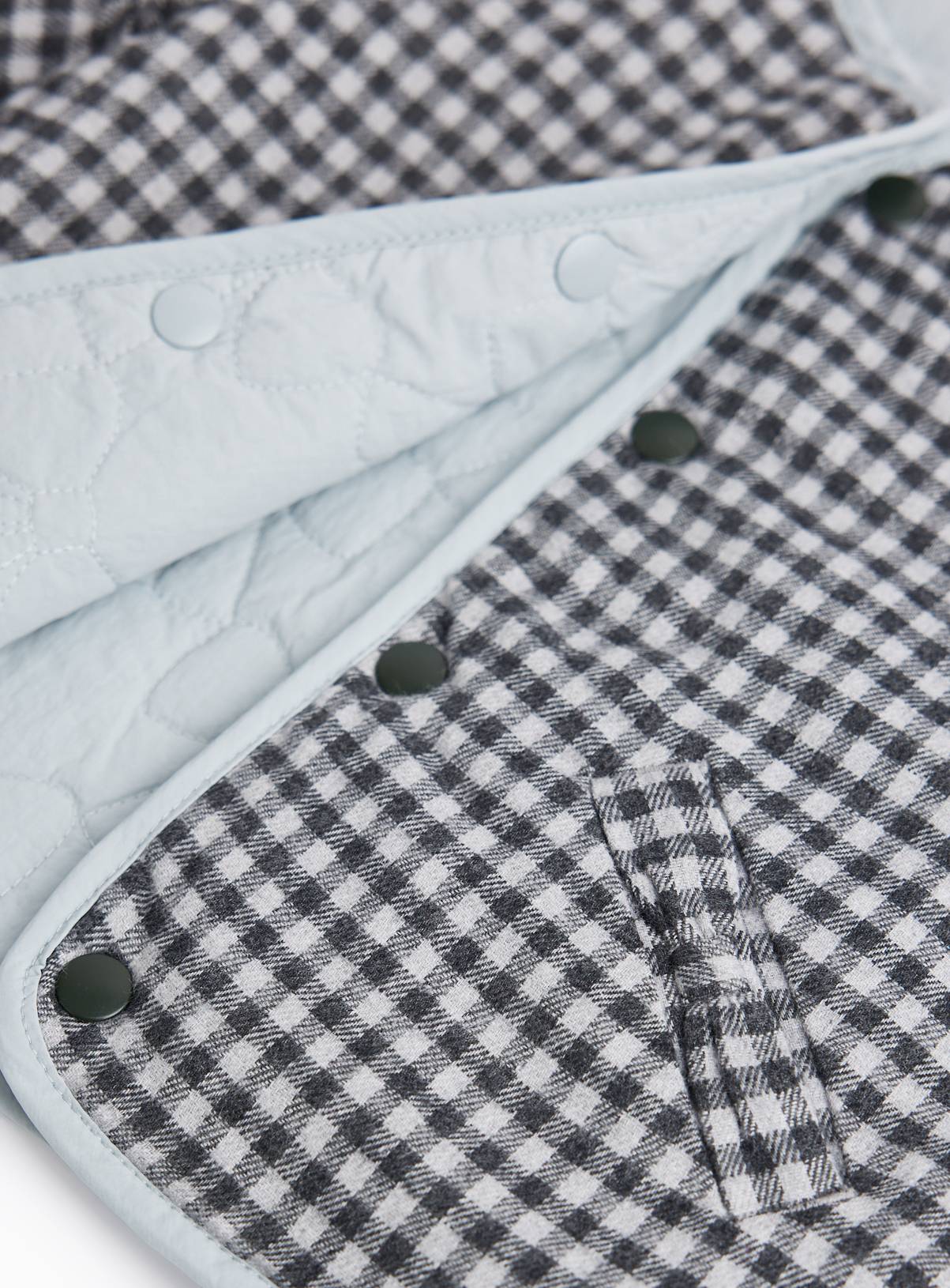 Mono Reversible Check Jacket Up to 3 mths - Image 3